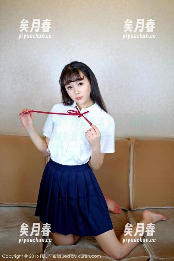 Feilin嗲囡囡-施忆佳KITTY Feilin嗲囡囡 - 撩到思绪飞扬,施忆佳KITTY白衬衫合集,来一发也不错