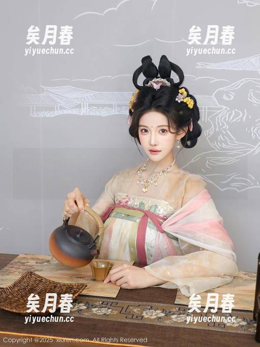 Xiuren秀人网 - 黑丝与吊裙的结合，周慕汐fairy的美图值得免费下载
