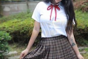 模范学院 – 新鲜出炉！艾莉Evelyn的校服套图，真是校园女神的诞生录啊！
