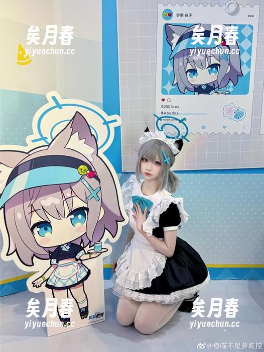 橙喵 橙喵的私拍图包,蕾姆变身猫咪小助手!