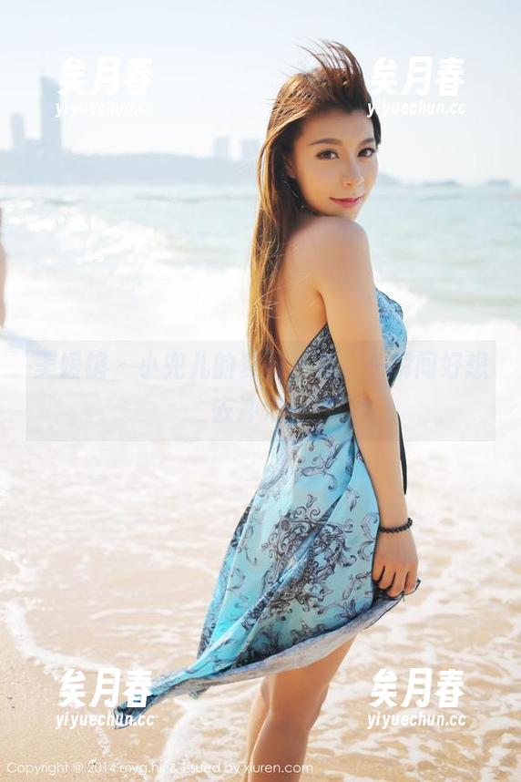 美媛馆-小兜儿 美媛馆 - 小兜儿的夏日写真,一瞬间好想去冲浪!